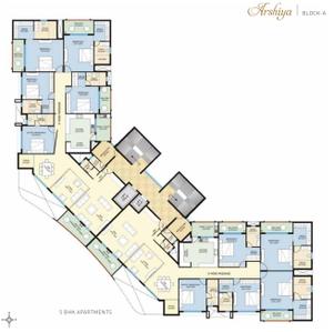 Project Image of 1785.0 - 4463.0 Sq.ft 3 BHK Apartment for buy in Goldbricks Arshiya Apartment