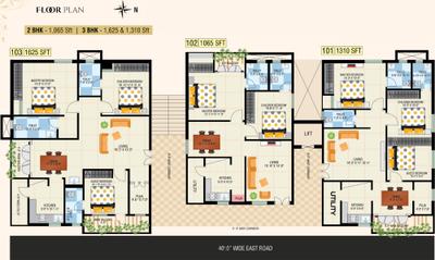 Project Image of 802.34 - 1200.07 Sq.ft 2 BHK Apartment for buy in Satya Annapurna Heights