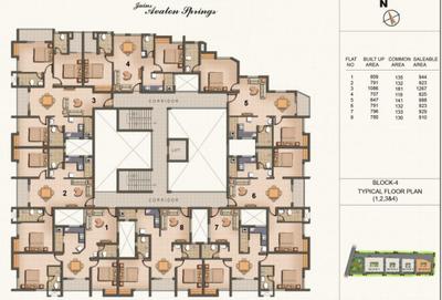 Project Image of 1223 Sq.ft 3 BHK Apartment / Flat for sale in Nandivaram-Guduvancheri for Rs. 6109000