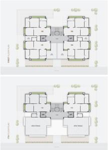 Project Image of 612.68 - 638.52 Sq.ft 2 BHK Apartment for buy in Happy Greens