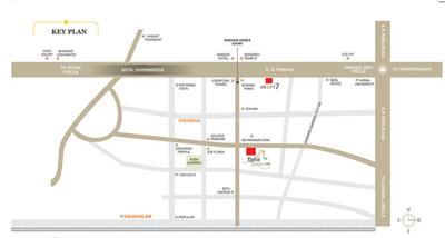 Project Image of 450 Sq.ft 1 BHK Apartment / Flat for sale in Gota for Rs. 3300000