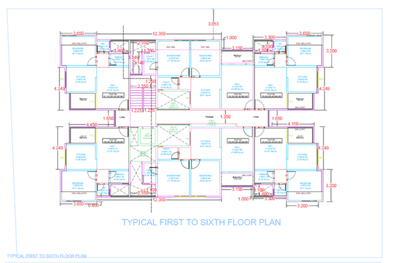 K P Heritage Heritage Cluster Plan from 1st to 6th Floor 1