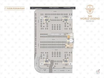 Project Image of 733.56 - 2250.0 Sq.ft 2 BHK Apartment for buy in Paradise Sai World Legend