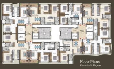 Project Image of 461.0 - 760.0 Sq.ft 1 BHK Apartment for buy in Fame Garden