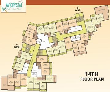 Project Image of 385.0 - 616.0 Sq.ft 1 BHK Apartment for buy in AV Crystal