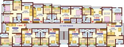 Project Image of 237.0 - 520.0 Sq.ft 1 RK Apartment for buy in Mangal Murti Heights