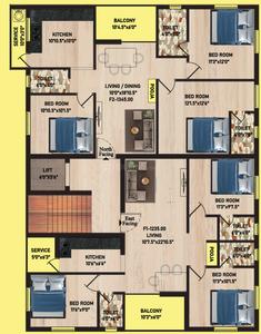 Project Image of 775.0 - 1345.0 Sq.ft 2 BHK Apartment for buy in ACS Paradise
