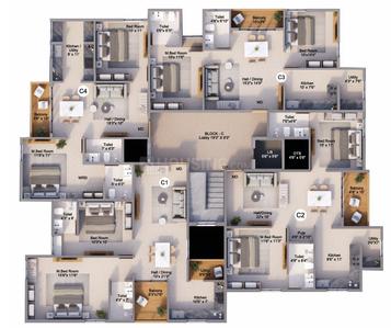 Project Image of 845.0 - 992.0 Sq.ft 2 BHK Apartment for buy in RR Milir