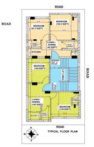 Project Image of 695.0 - 705.0 Sq.ft 2 BHK Apartment for buy in S Chatterjee Subh Labh Apartment
