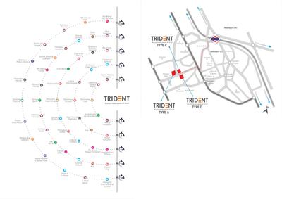 Project Image of 0.0 - 742.0 Sq.ft 1 BHK Apartment for buy in Trident Tower Type D