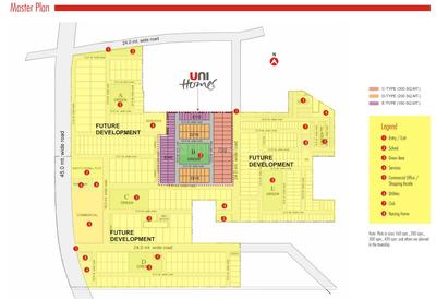 Project Image of 0.0 - 1193.0 Sq.ft 3 BHK Apartment for buy in Unitech Uni Homes