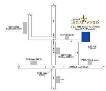 Project Image of 820.0 - 1550.0 Sq.ft 2 BHK Apartment for buy in Radiant Royal Woods