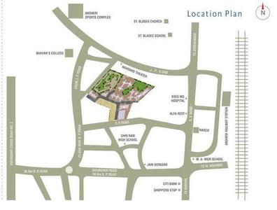 Project Image of 850 Sq.ft 2 BHK Apartment / Flat for sale in Andheri West for Rs. 17500000