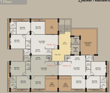 Project Image of 0.0 - 929.25 Sq.ft 3 BHK Apartment for buy in Orchid Zabeel Residencies