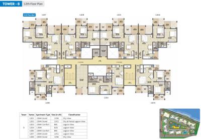 Project Image of 600.0 - 1900.0 Sq.ft 1 BHK Apartment for buy in Puravankara Silversands