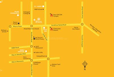Project Image of 513.18 - 750.46 Sq.ft 1 BHK Apartment for buy in Nobles Jewel