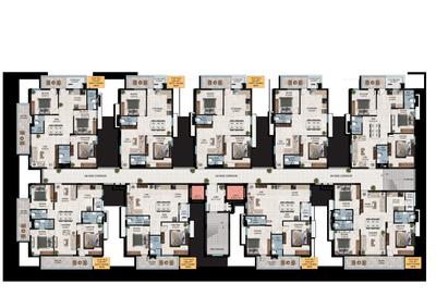 Project Image of 1258.0 - 1813.0 Sq.ft 2 BHK Apartment for buy in Aakriti Cyan