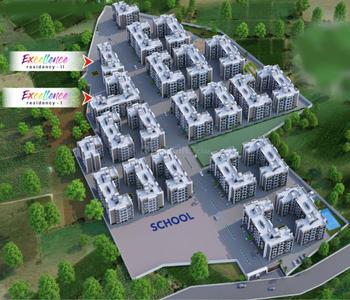 Project Image of 176.74 - 455.53 Sq.ft 1 RK Apartment for buy in Excellence Residency