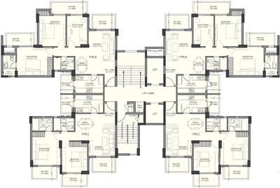 Project Image of 698.0 - 994.0 Sq.ft 2 BHK Apartment for buy in Ashiana White Petals