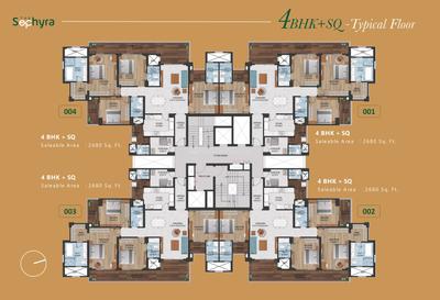 Project Image of 1200.0 - 5360.0 Sq.ft 2 BHK Apartment for buy in The Sephyra