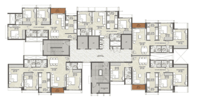 Project Image of 618.0 - 1070.0 Sq.ft 2 BHK Apartment for buy in Kalpataru Vivant