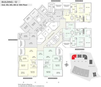 Project Image of 804.0 - 922.0 Sq.ft 2 BHK Apartment for buy in Altrack Ziggurat Apartments