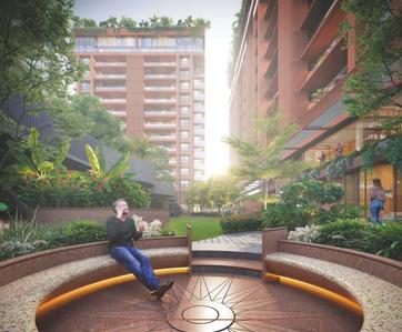 Project Image of 2403.0 - 2727.0 Sq.ft 3 BHK Apartment for buy in Aaryan The Blue Corner