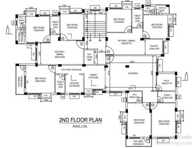 Sky Swapnoneer Swapnoneer Cluster Plan for 2nd Floor 1