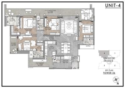 Project Image of 0.0 - 3200.0 Sq.ft 4 BHK Apartment for buy in BPTP The Amaario