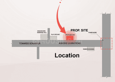 Debojyoti Heights Location Plan 1