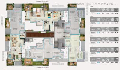 Project Image of 669.0 - 1023.0 Sq.ft 2 BHK Apartment for buy in Vishwa Aseemvishwa