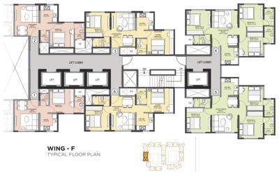 Project Image of 347.0 - 510.0 Sq.ft 1 BHK Apartment for buy in Omkar Lawns And Beyond