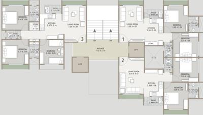 Project Image of 527.97 - 734.53 Sq.ft 2 BHK Apartment for buy in Vaidehi Hills