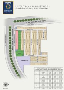 Project Image of 1260.0 - 1620.0 Sq.ft Residential Plot Plot for buy in BPTP District 4
