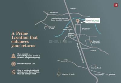 Project Image of 0.0 - 319.58 Sq.ft 1 BHK Apartment for buy in Bramhacorp Townhouse B
