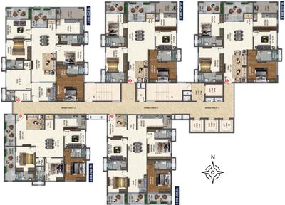 Project Image of 2100.0 - 6010.0 Sq.ft 3 BHK Apartment for buy in Vasavi Skyla