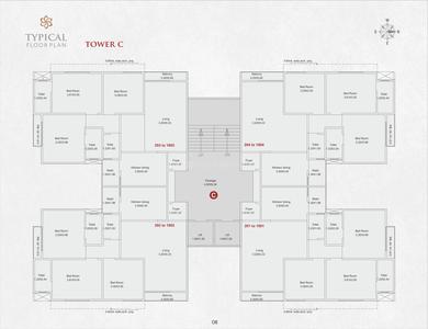 Project Image of 652.08 - 816.66 Sq.ft 2 BHK Apartment for buy in Shiv Shubh Imperia