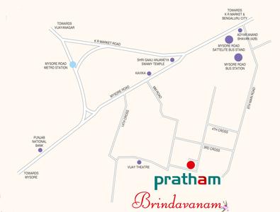 Project Image of 0.0 - 950.0 Sq.ft 3 BHK Apartment for buy in S Square Pratham Brindavanam