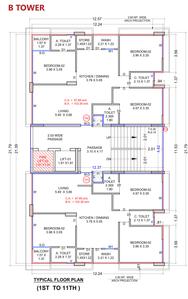 Project Image of 522.48 - 999.32 Sq.ft 2 BHK Apartment for buy in FG The Shloka