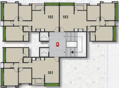 Project Image of 0.0 - 1360.0 Sq.ft 3 BHK Apartment for buy in Unique Meera Homes Phase 1