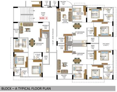 Project Image of 685.88 - 952.07 Sq.ft 2 BHK Apartment for buy in Shreenathji Rudra Exotica
