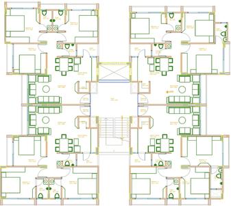 Project Image of 825.0 - 829.0 Sq.ft 3 BHK Apartment for buy in Rivya Hem Elegance