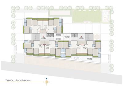 Project Image of 866.28 - 874.68 Sq.ft 3 BHK Apartment for buy in The Atlantis 84