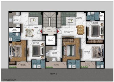 Project Image of 950.0 - 2250.0 Sq.ft 2 BHK Apartment for buy in Kutumbh Height Phase 3