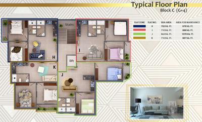 Project Image of 878.0 - 1498.0 Sq.ft 2 BHK Apartment for buy in Royal Estates