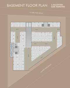 Project Image of 2098.0 - 2131.0 Sq.ft 4 BHK Apartment for buy in Courtyard Trilogy