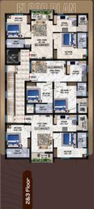 Project Image of 800.0 - 1360.0 Sq.ft 2 BHK Apartment for buy in ACS Rosewood Tower