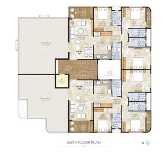 Project Image of 0.0 - 1650.0 Sq.ft 3 BHK Apartment for buy in Orchid Residency
