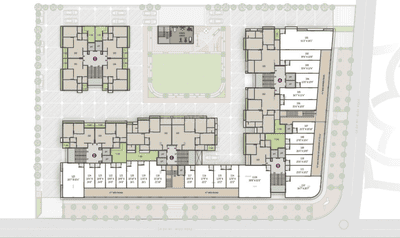 Project Image of 572.64 - 1110.4 Sq.ft 2 BHK Apartment for buy in Katira Aaryajeet Surya 3