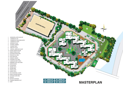 Project Image of 1748 Sq.ft 3 BHK Apartment / Flat for sale in Nayandahalli for Rs. 32000000